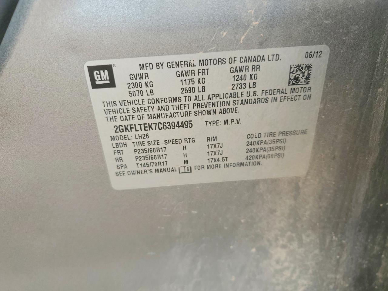 GMC Terrain Sle