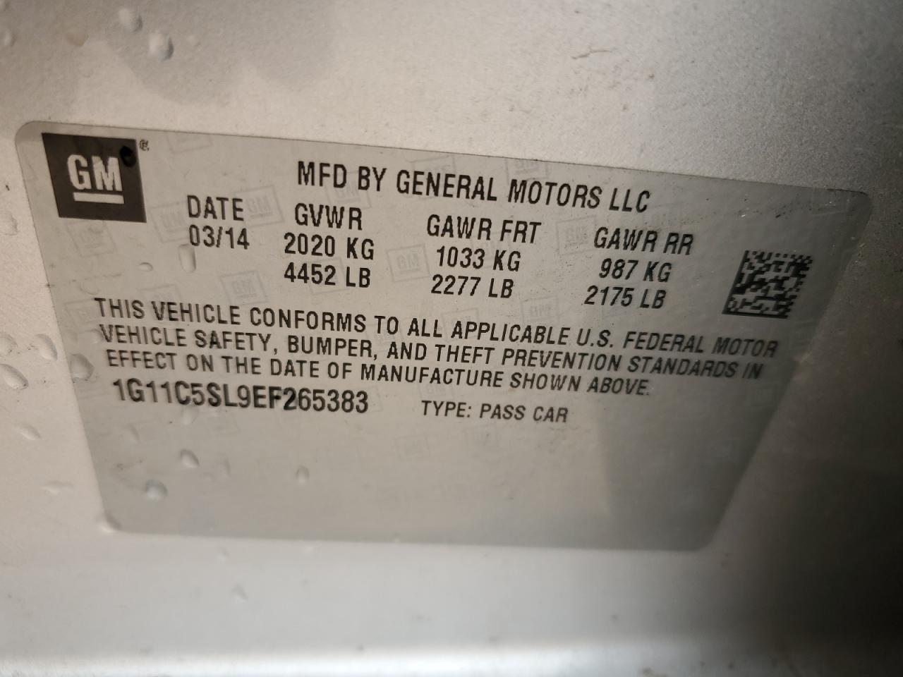 Chevrolet Malibu 1lt