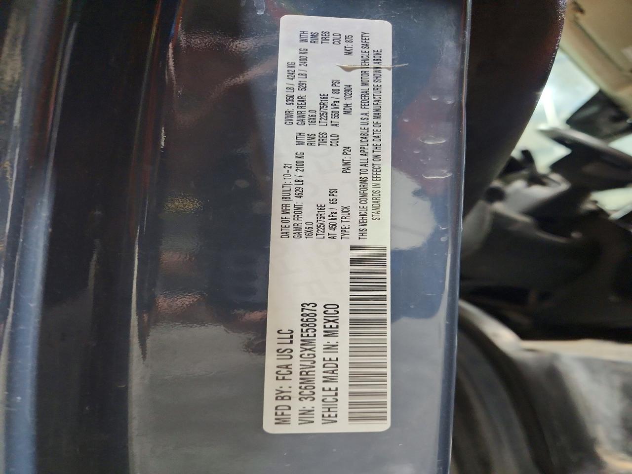 Ram Promaster 3500 High