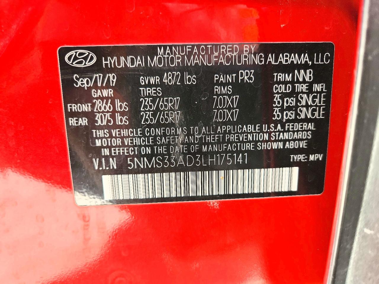 Hyundai SANTA FE Sel