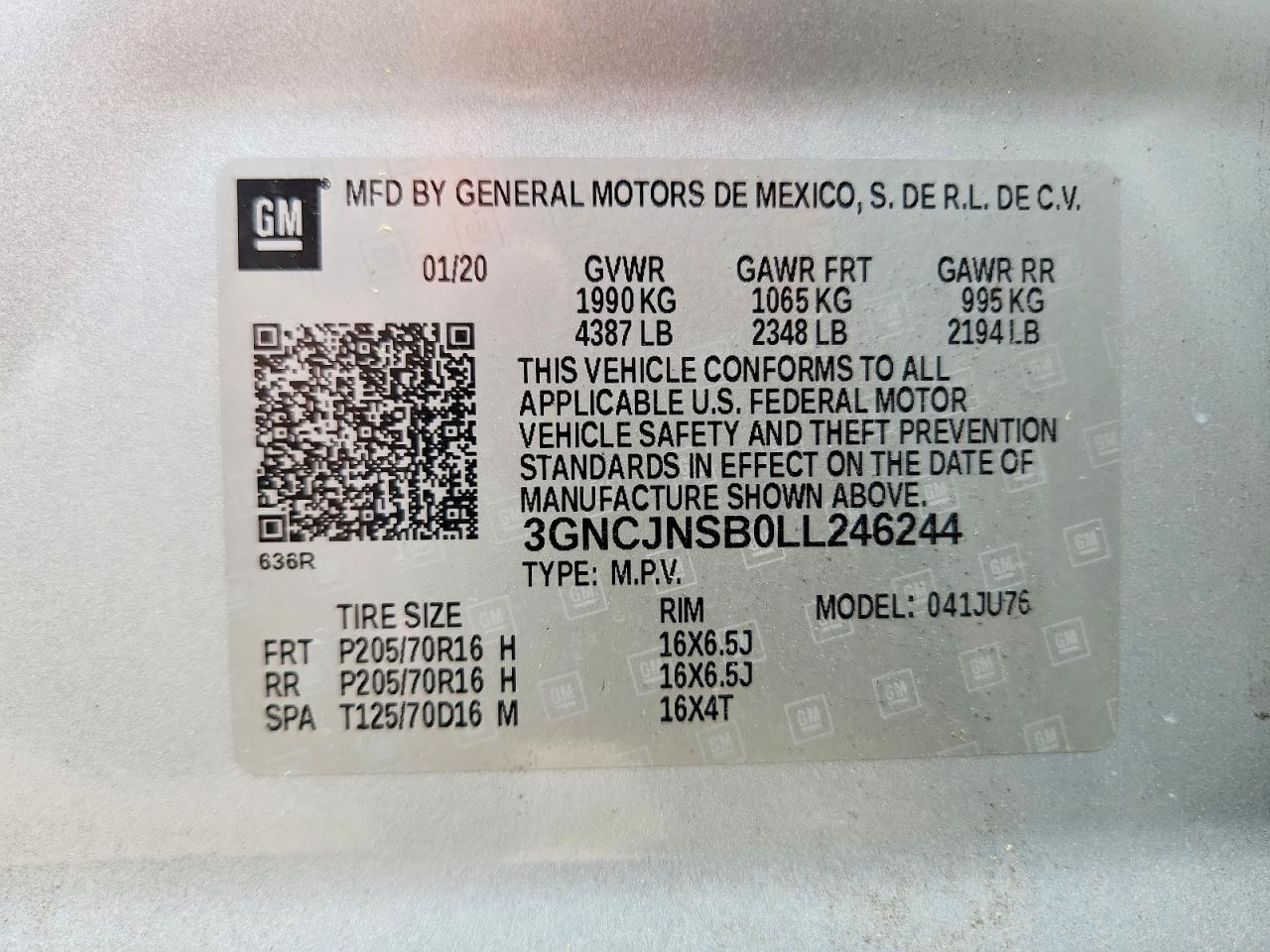 Chevrolet Trax Ls