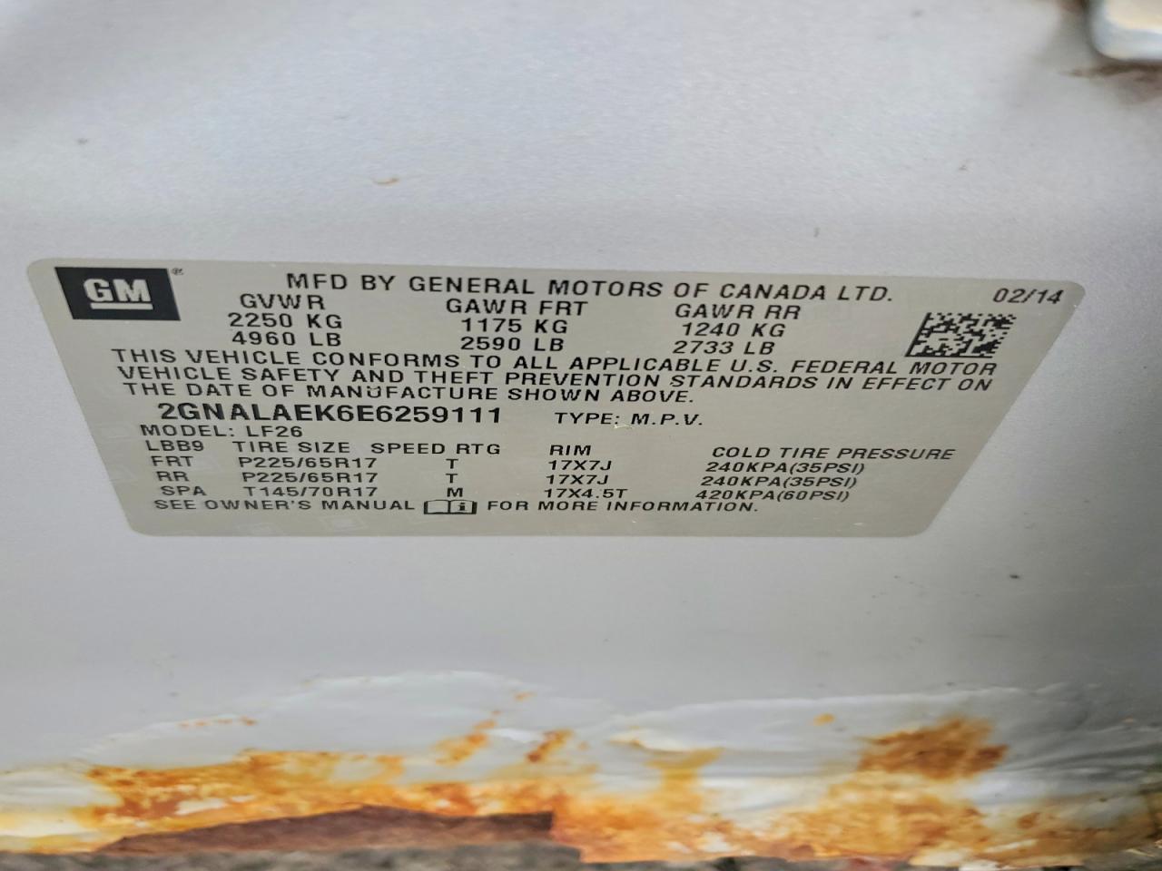 Chevrolet Equinox Ls