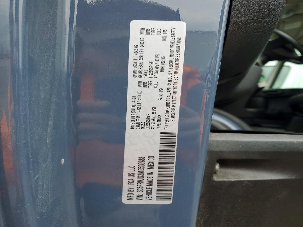 Ram Promaster 3500 High