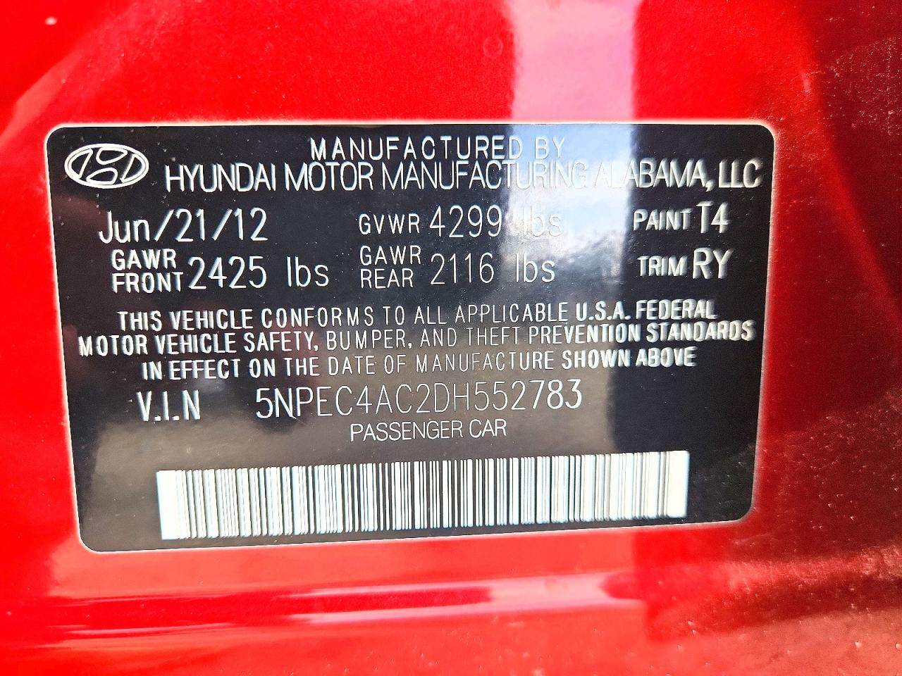 Hyundai SONATA Se