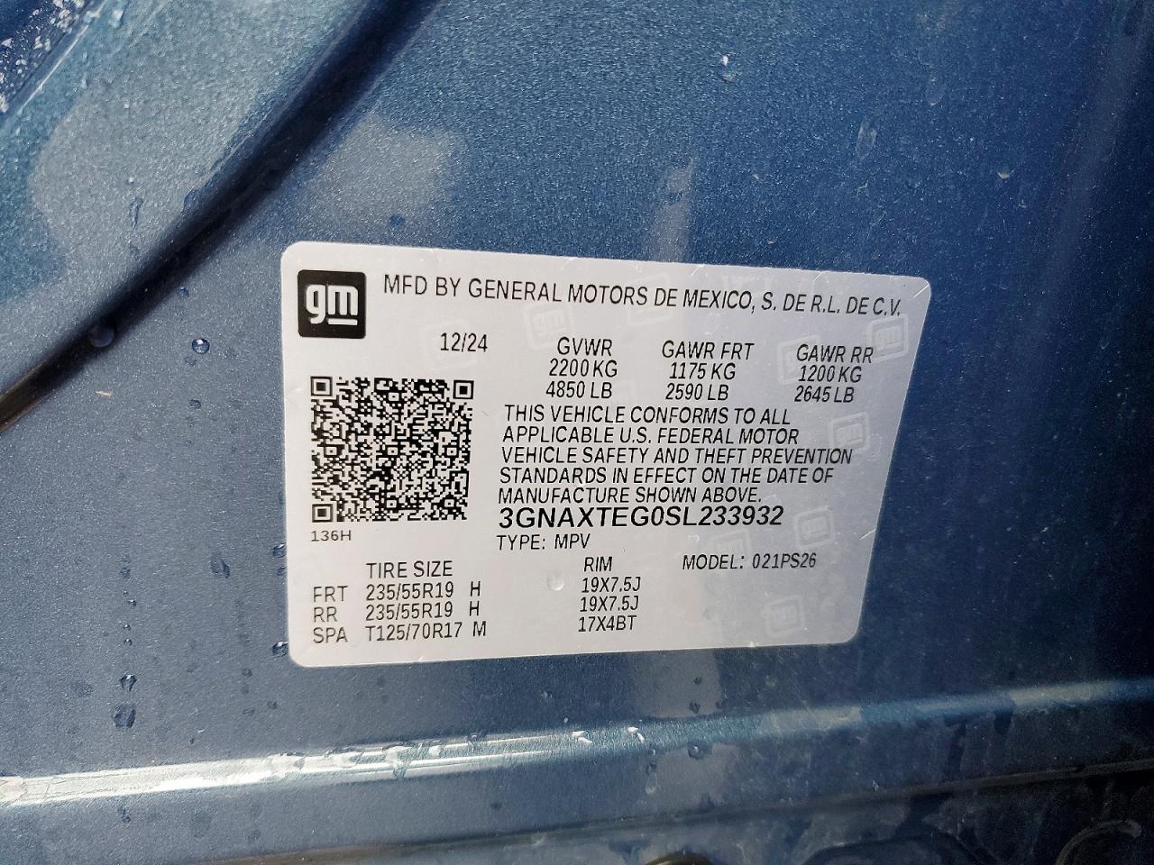 Chevrolet Equinox Rs