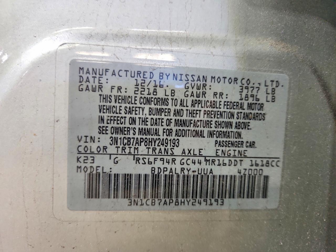 Nissan Sentra Sr Turbo