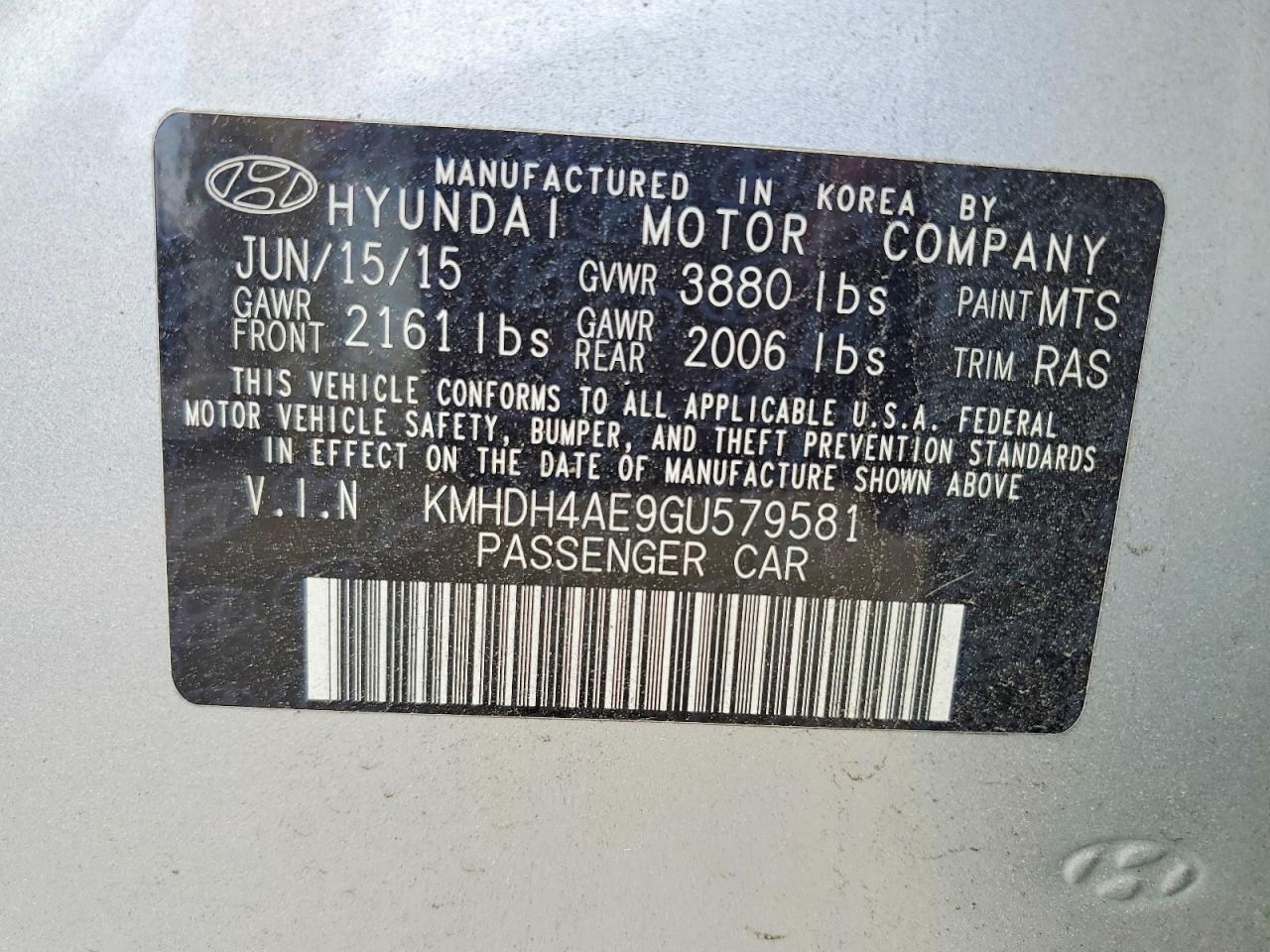 Hyundai ELANTRA Se
