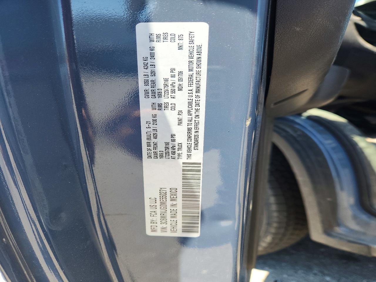 Ram Promaster 3500 High