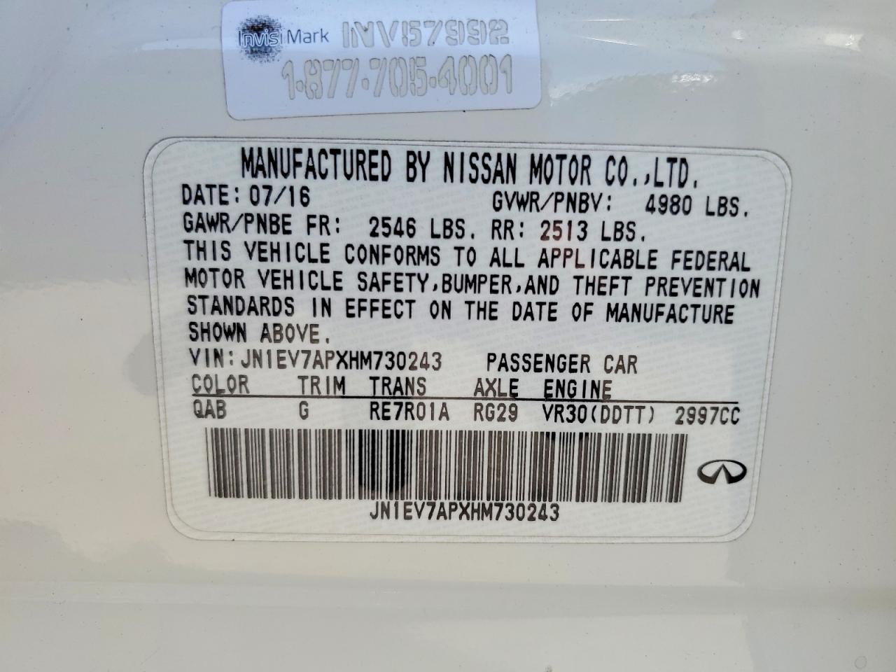 INFINITI Q50 3.0t Premium