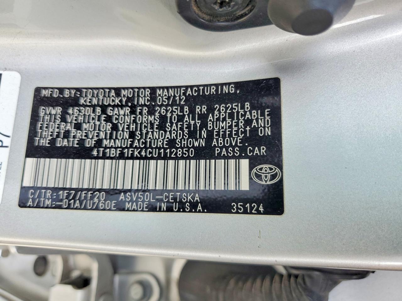 Toyota Camry Se