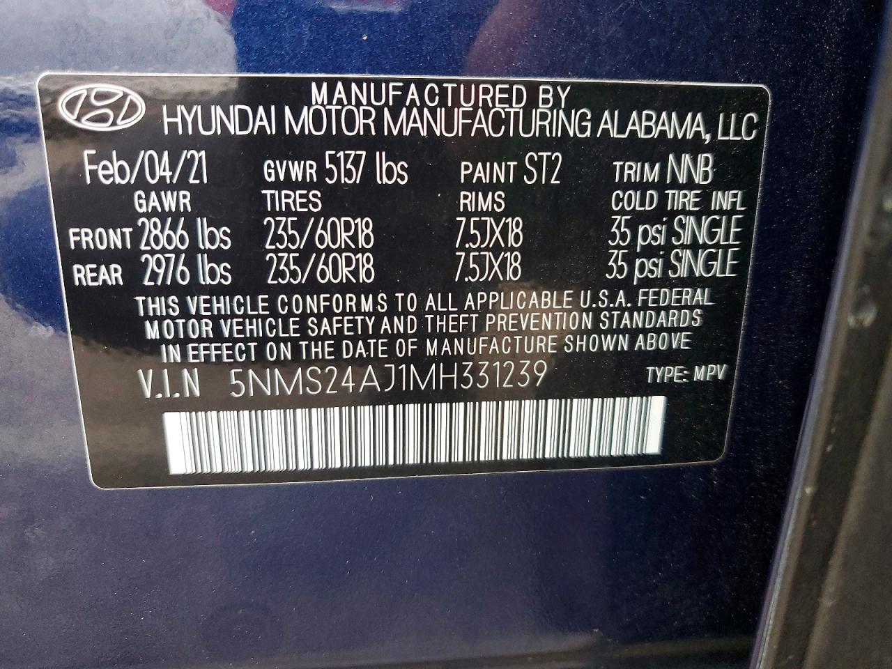Hyundai SANTA FE Sel