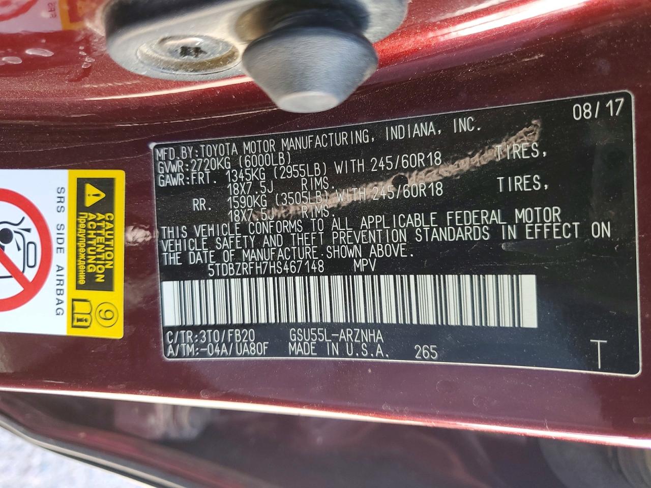 Toyota Highlander Le