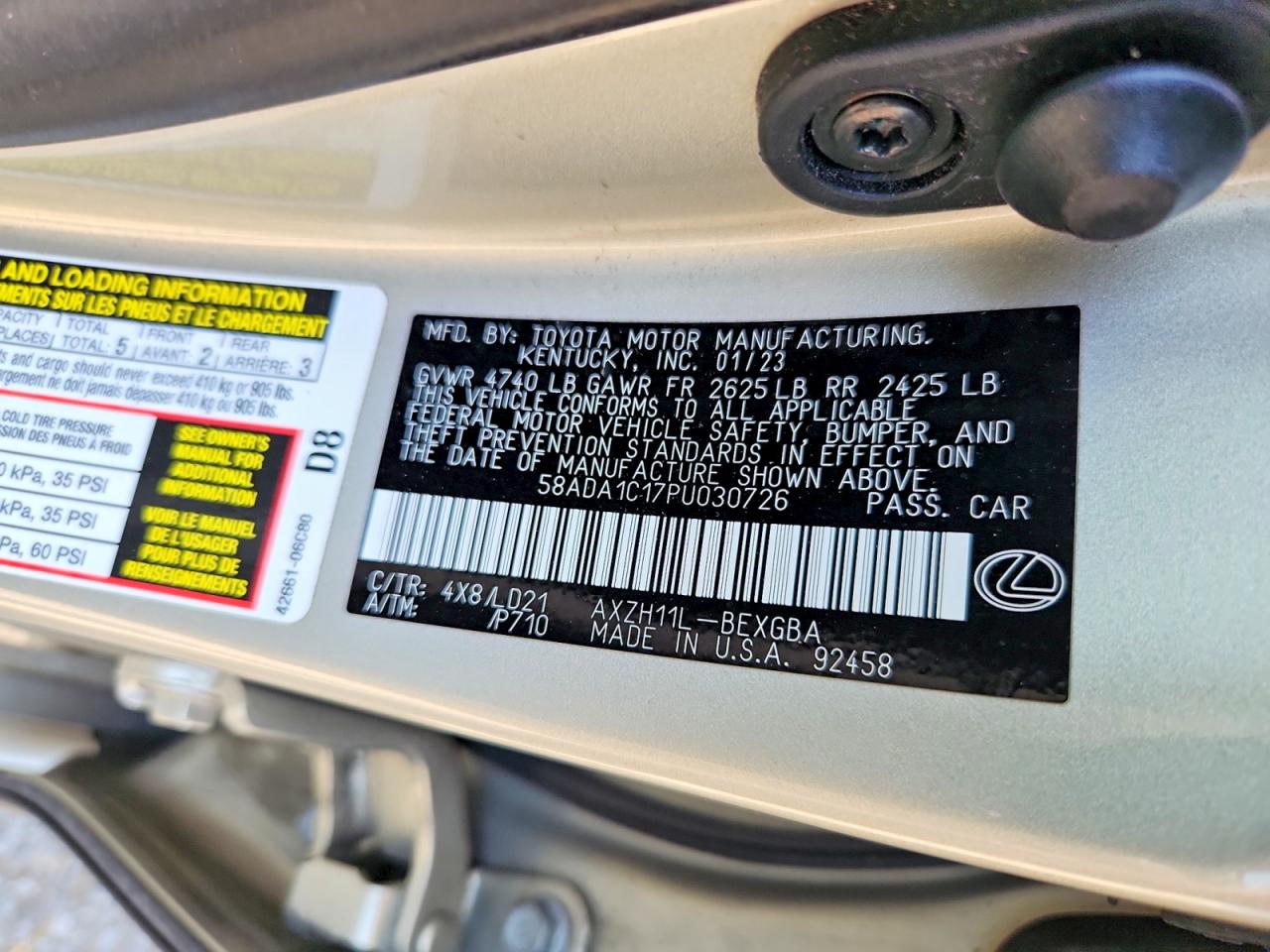 Lexus Es Base