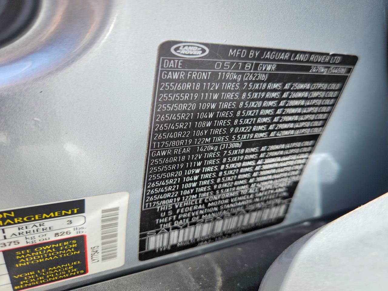 Land Rover Range Rover R-dynamic Se