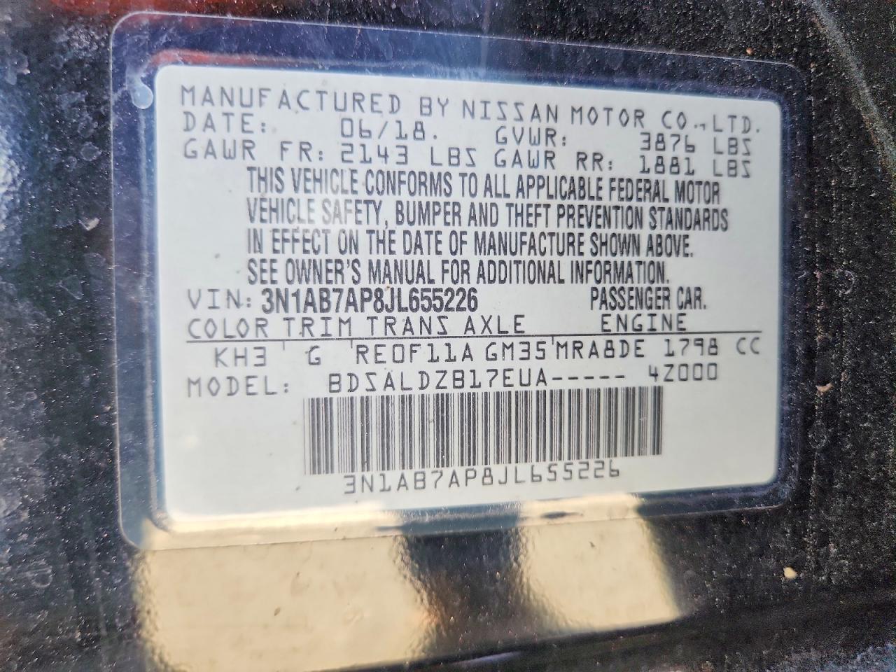 Nissan Sentra Sv