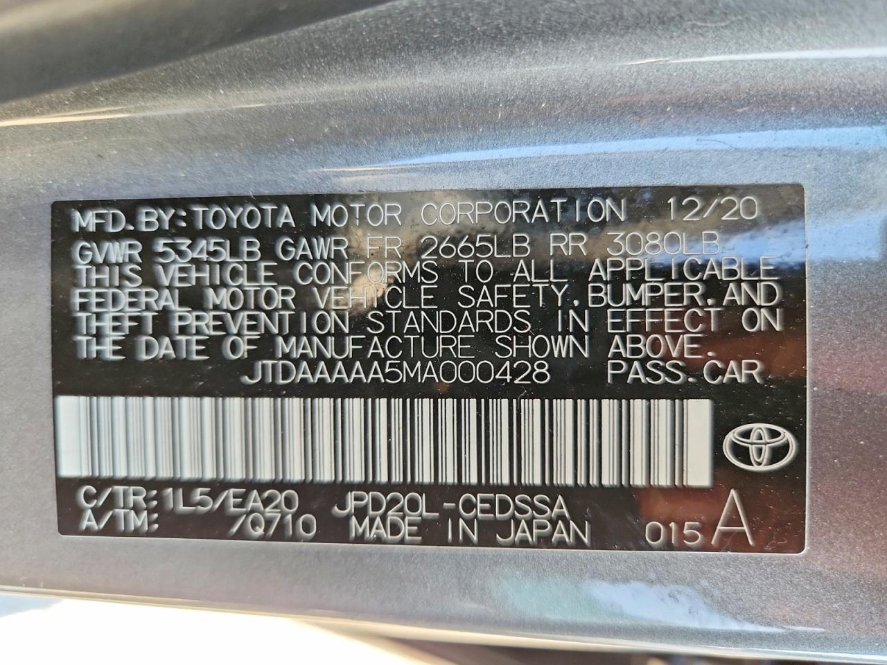 Toyota Mirai Xle