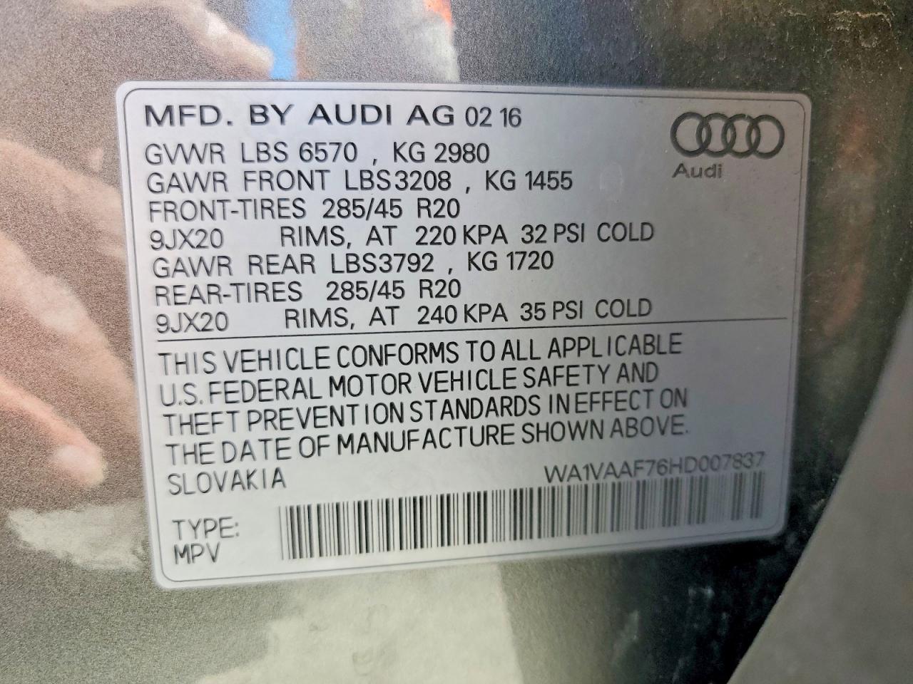 Audi Q7 Prestige