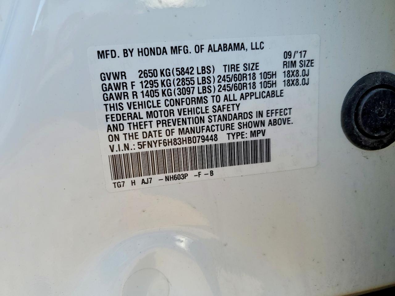 Honda Pilot Exl