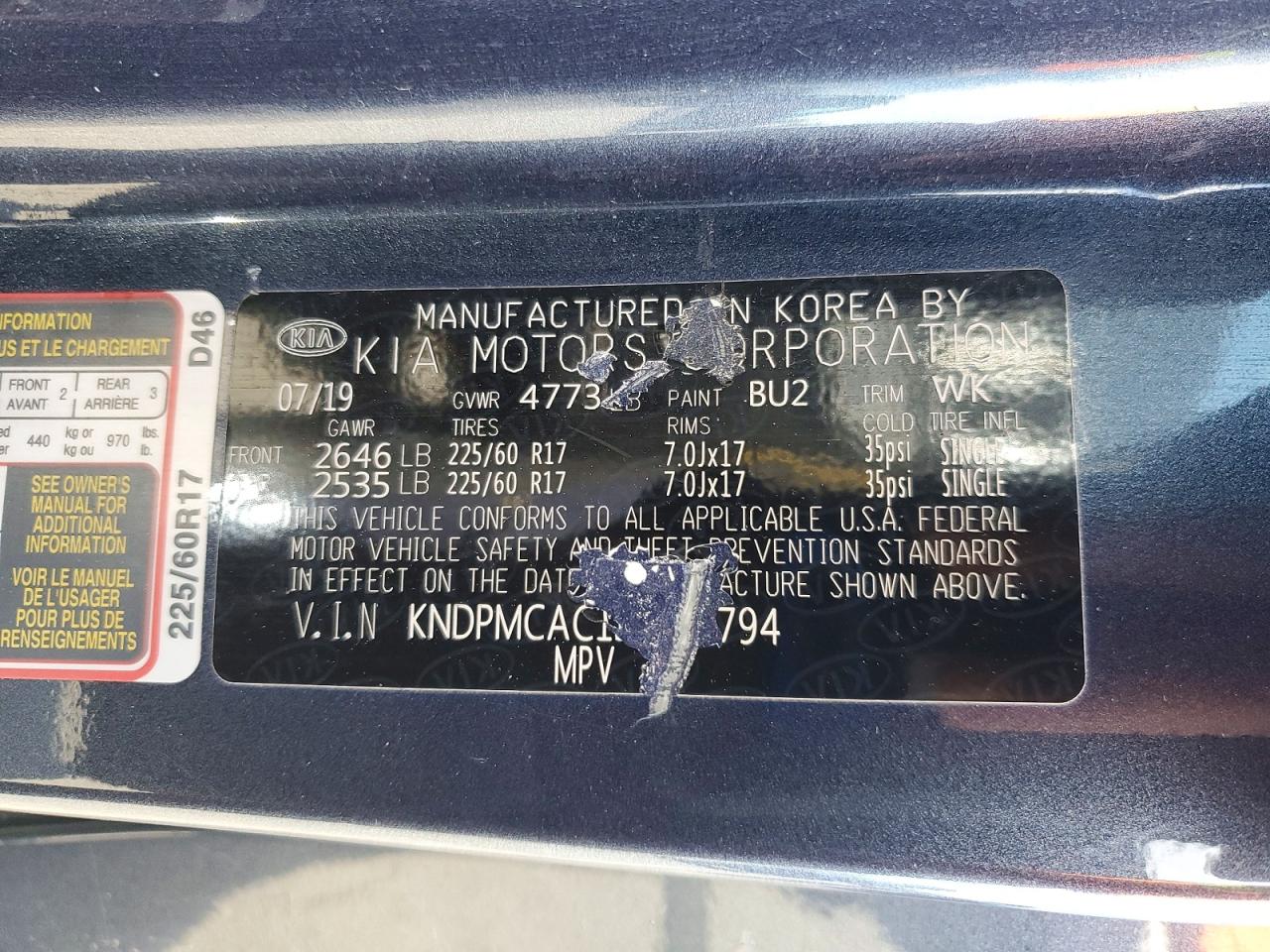 Kia Sportage Lx