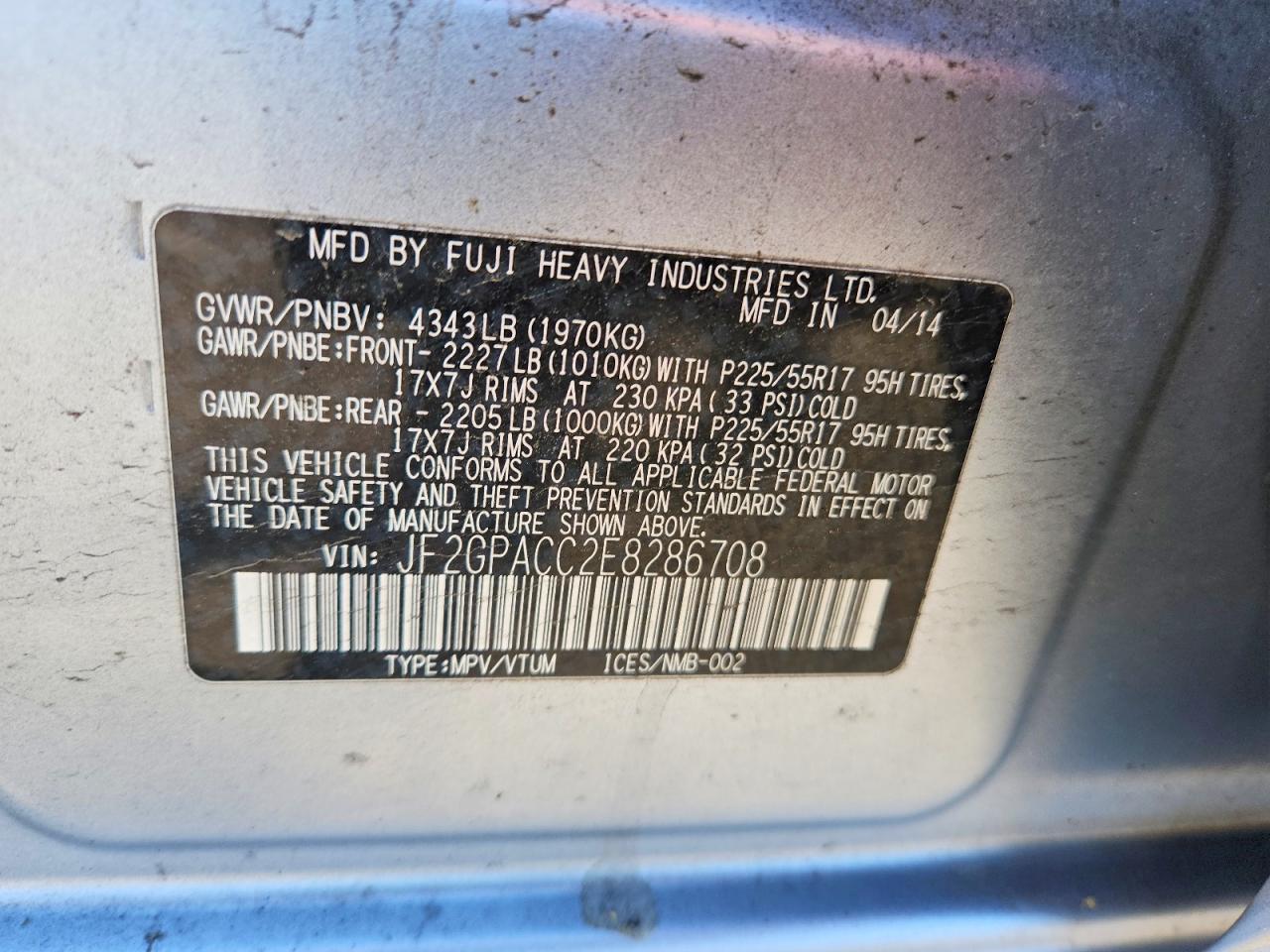 Subaru Xv 2.0 Premium