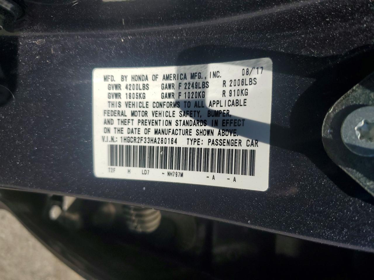 Honda Accord Lx