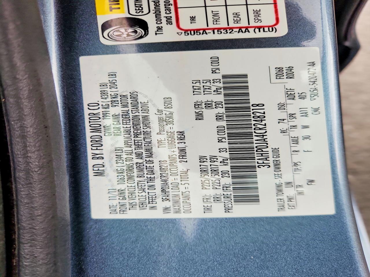 Ford Fusion Sel