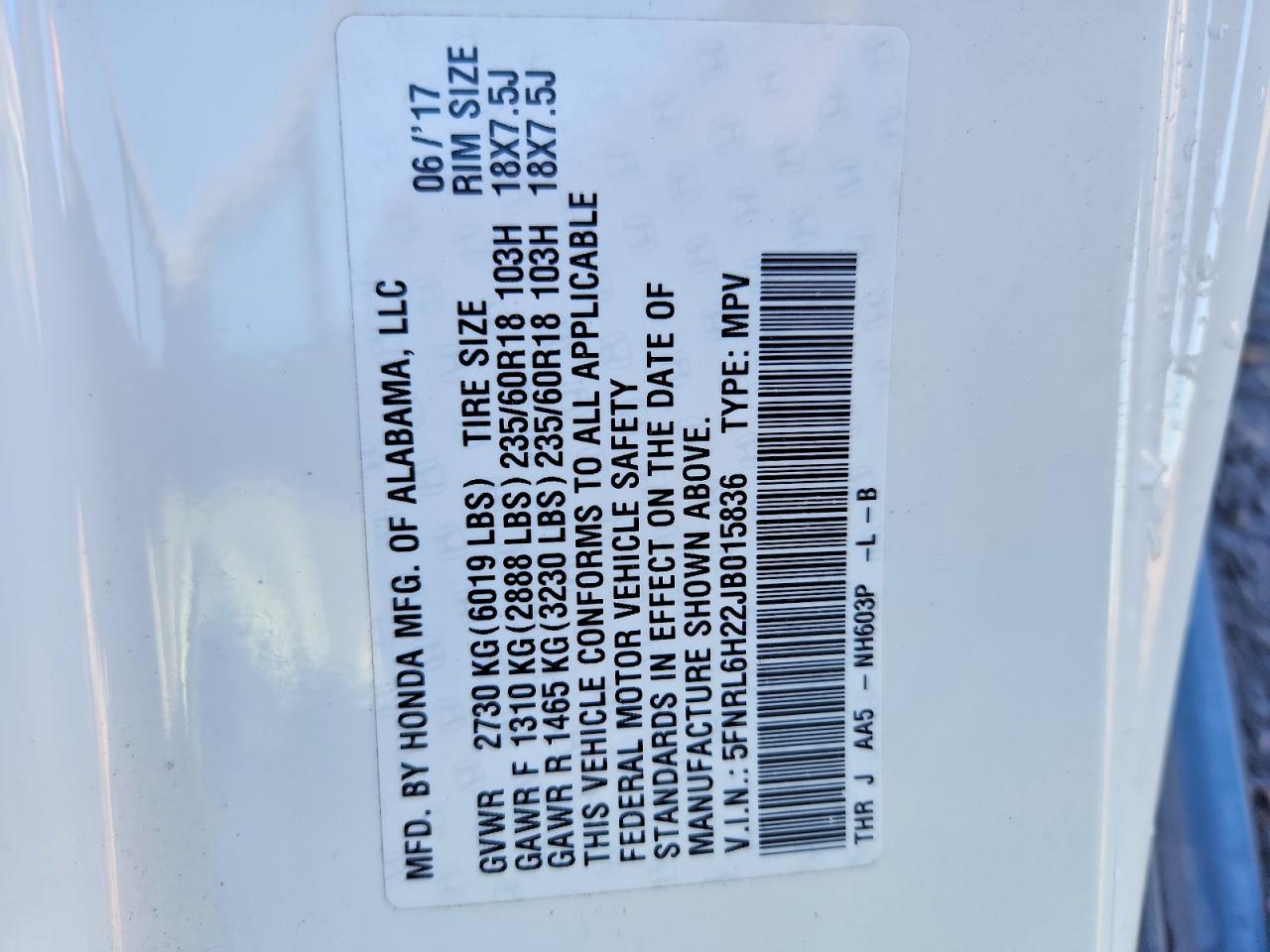 Honda Odyssey Lx