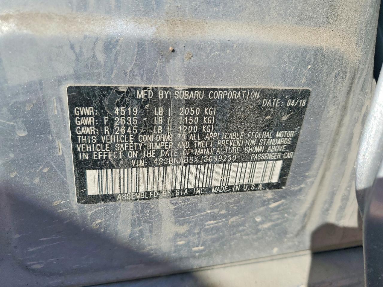 Subaru Legacy 2.5i