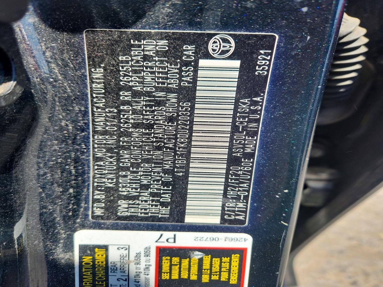 Toyota Camry Se