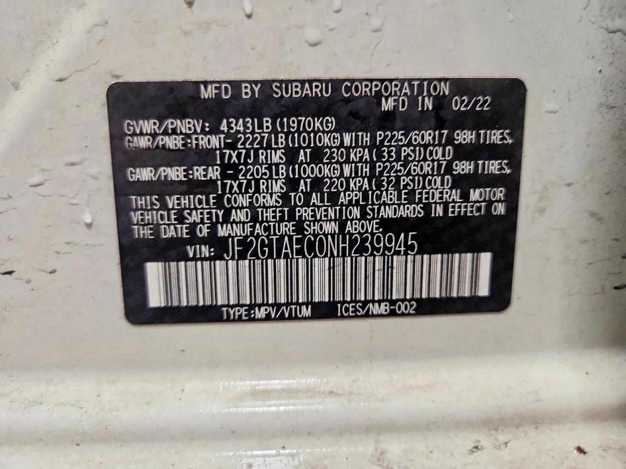 Subaru Crosstrek Premium