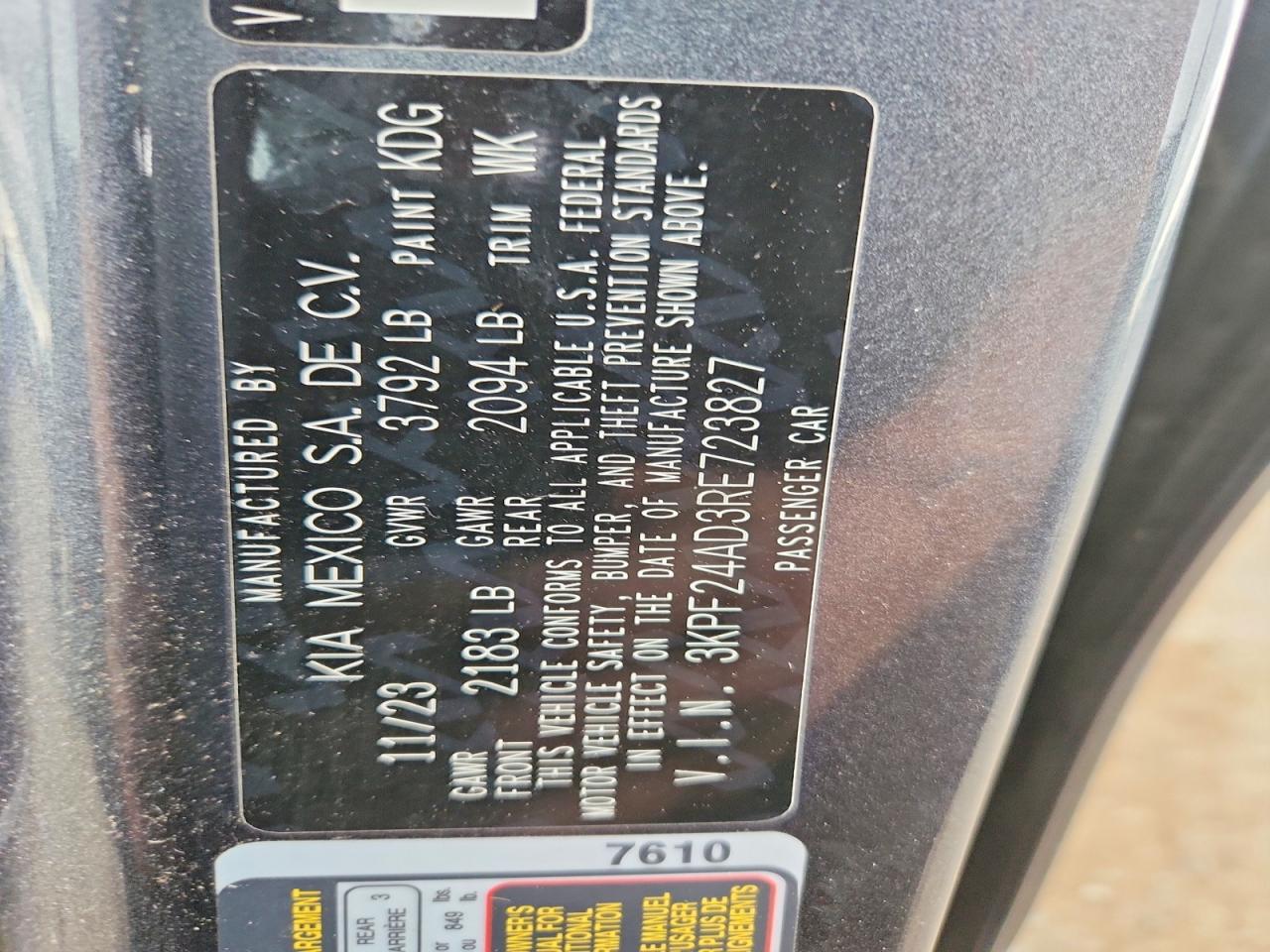 Kia Forte Lxs