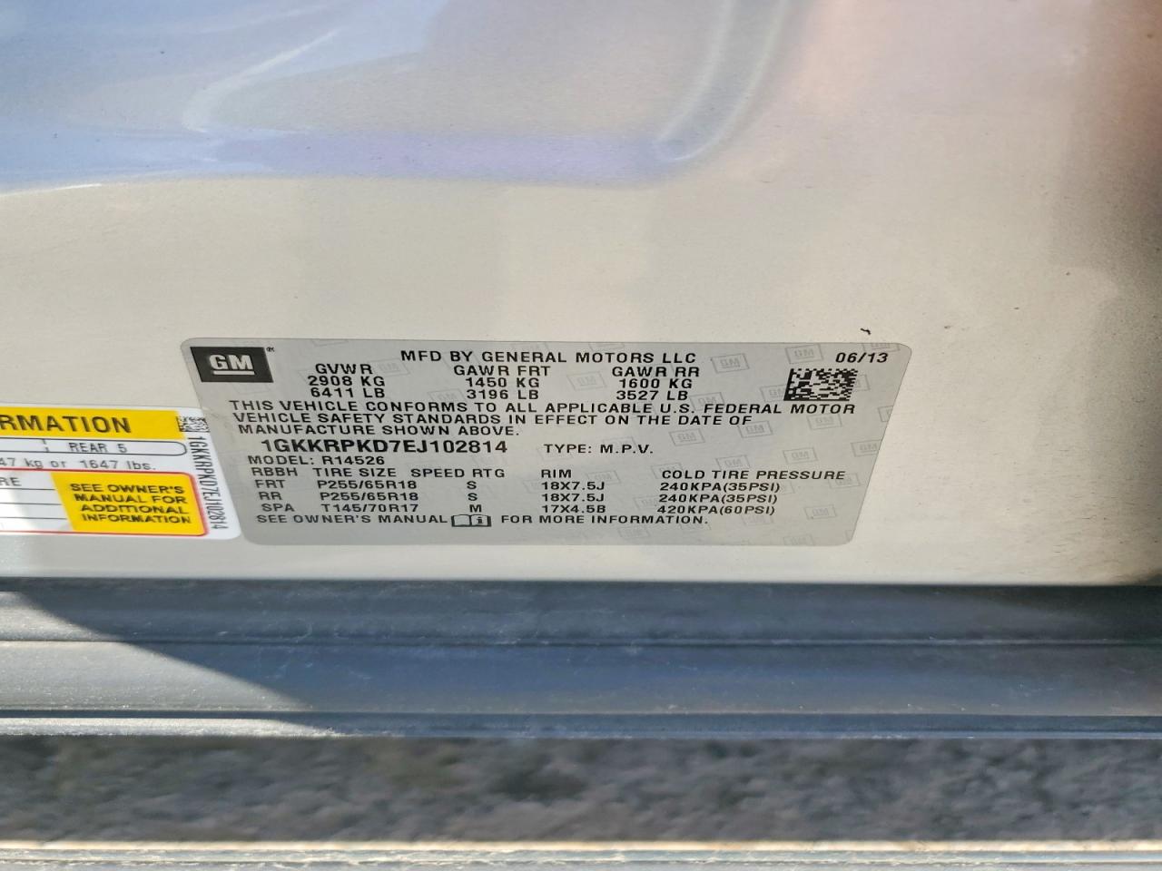 GMC Acadia Sle