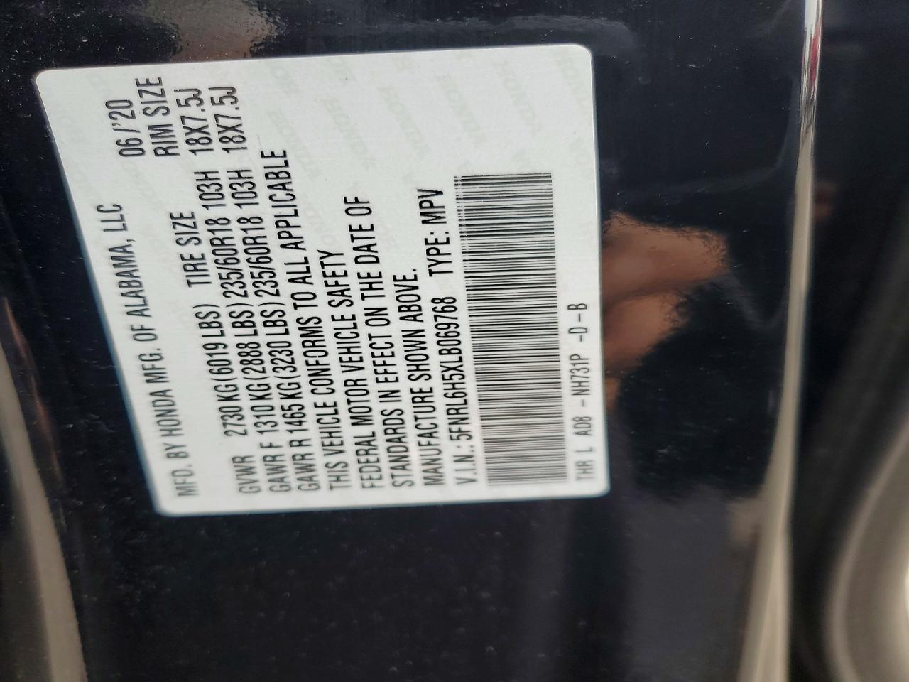 Honda Odyssey Ex