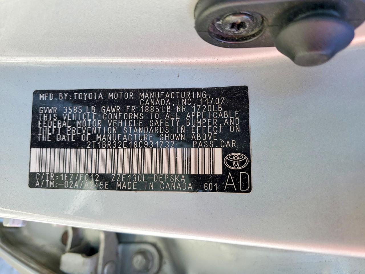 Toyota Corolla S