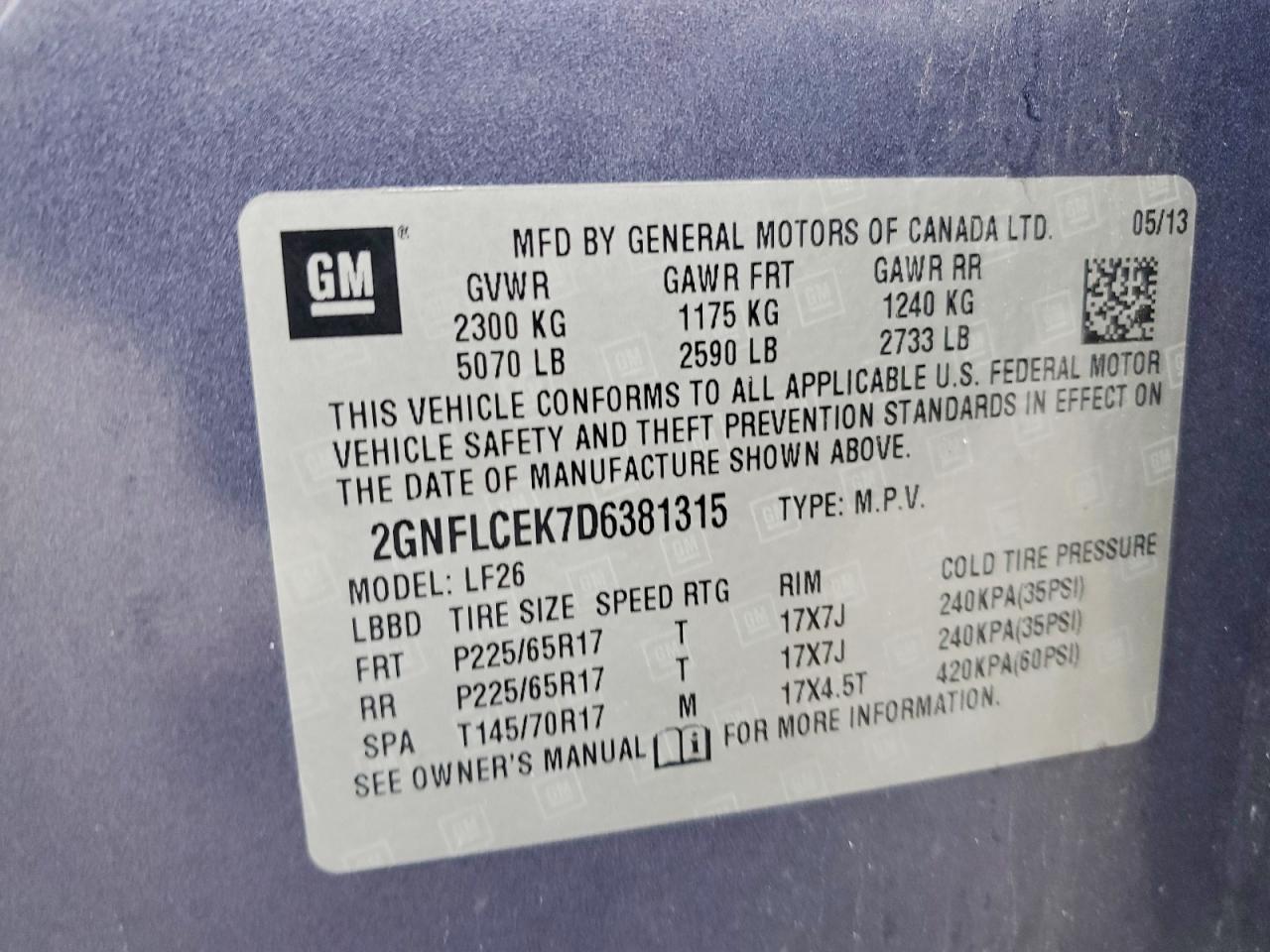 Chevrolet Equinox Ls