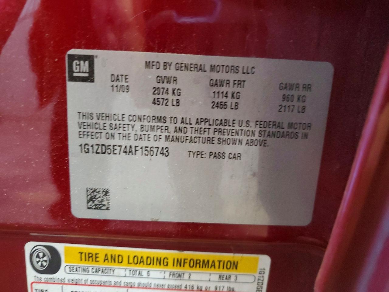 Chevrolet Malibu 2lt