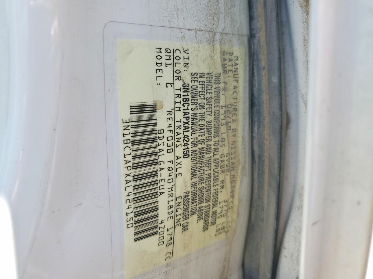 Nissan Versa 1.8 S