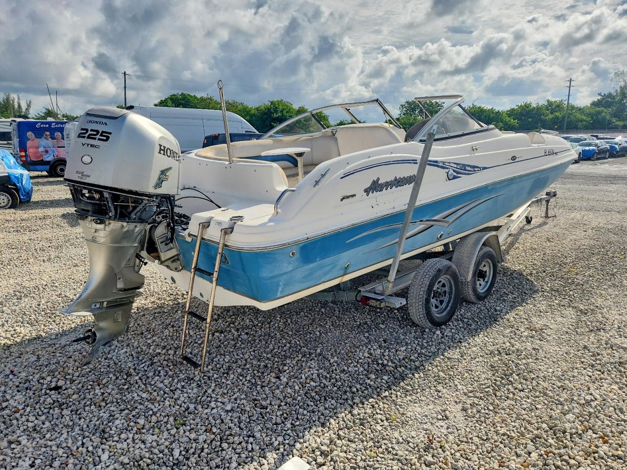 Hurricane Godfrey Marine Boat