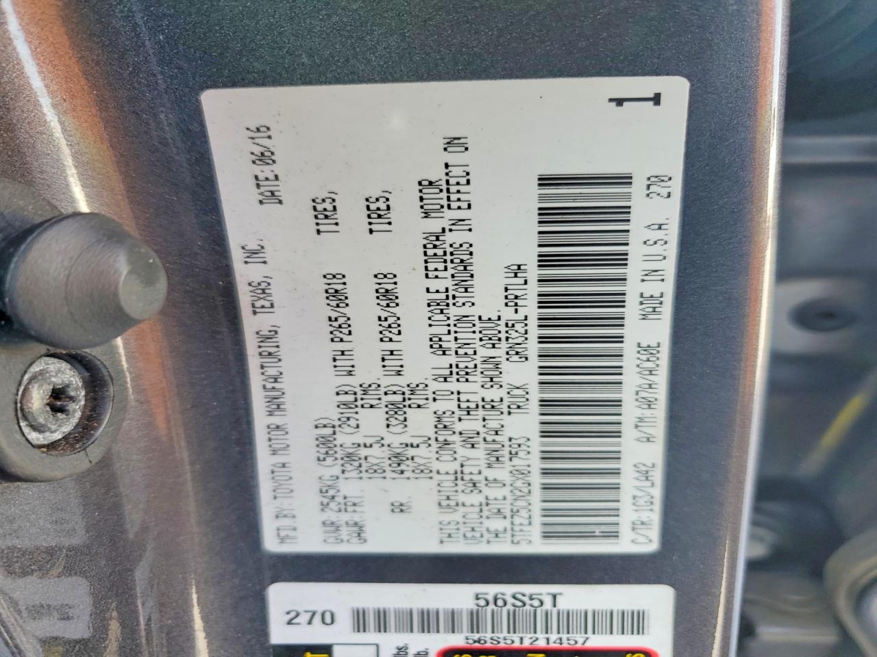 Toyota Tacoma Limited
