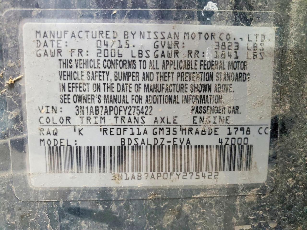 Nissan Sentra Sv