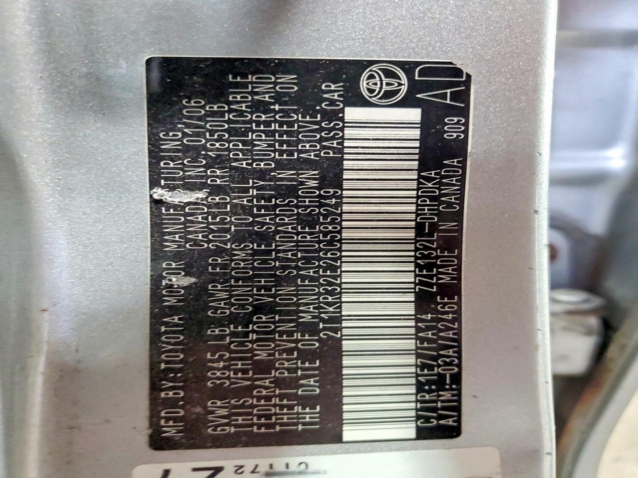 Toyota Corolla Xr