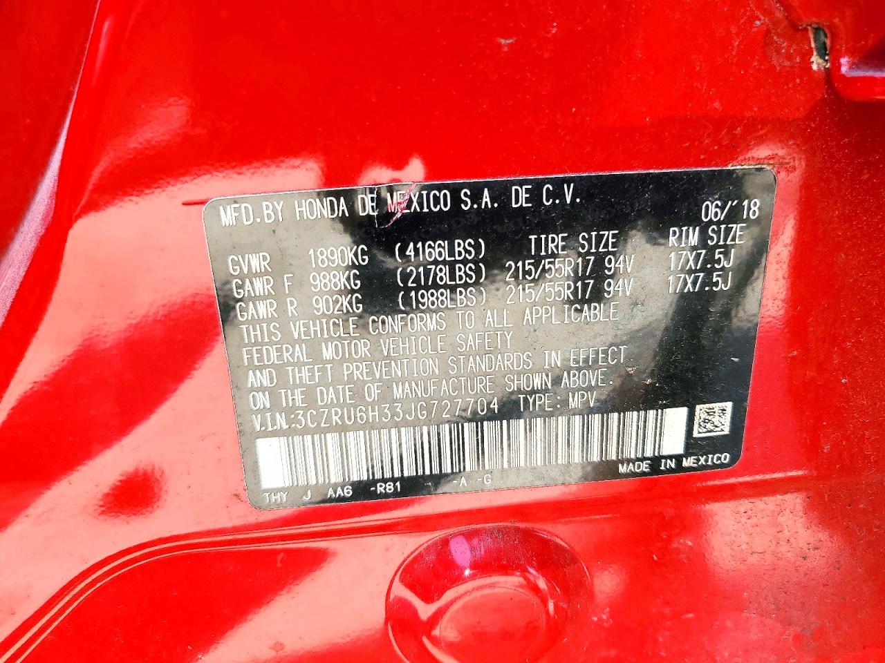 Honda HR-V Lx