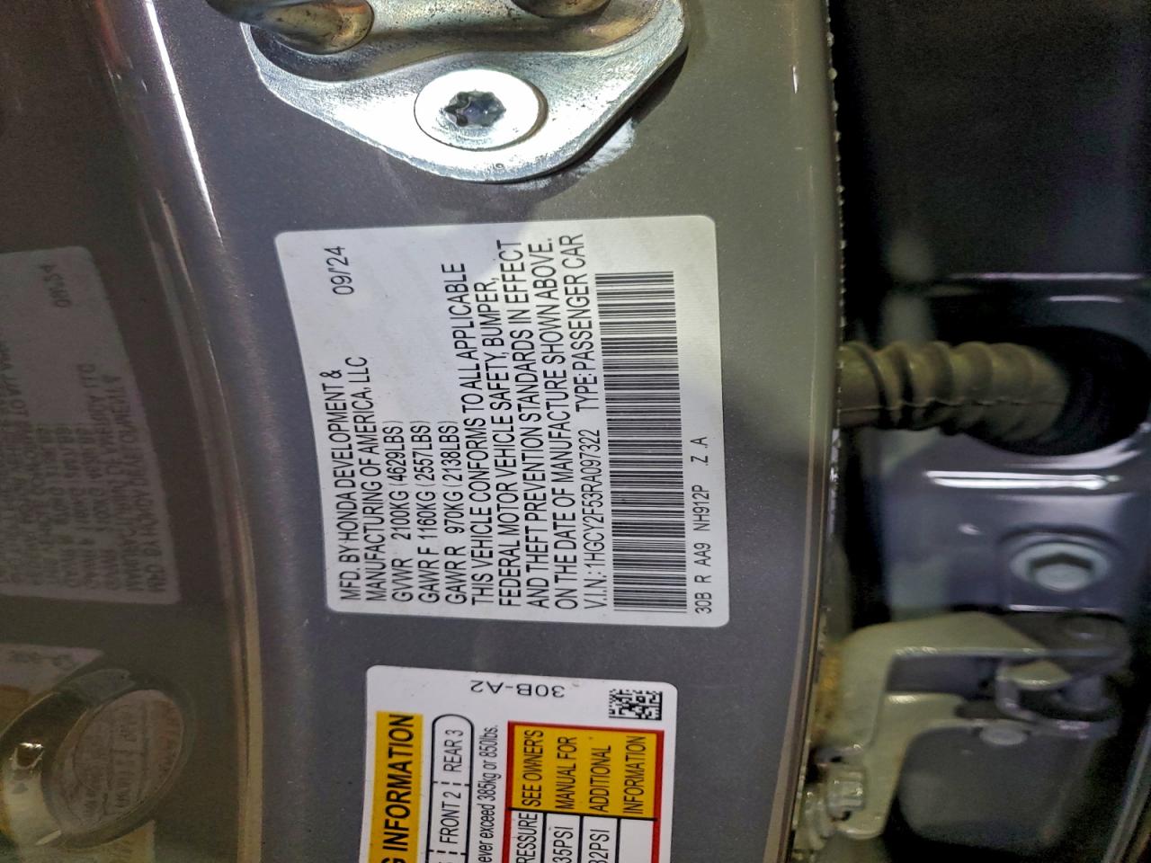 Honda Accord Hybrid Sport
