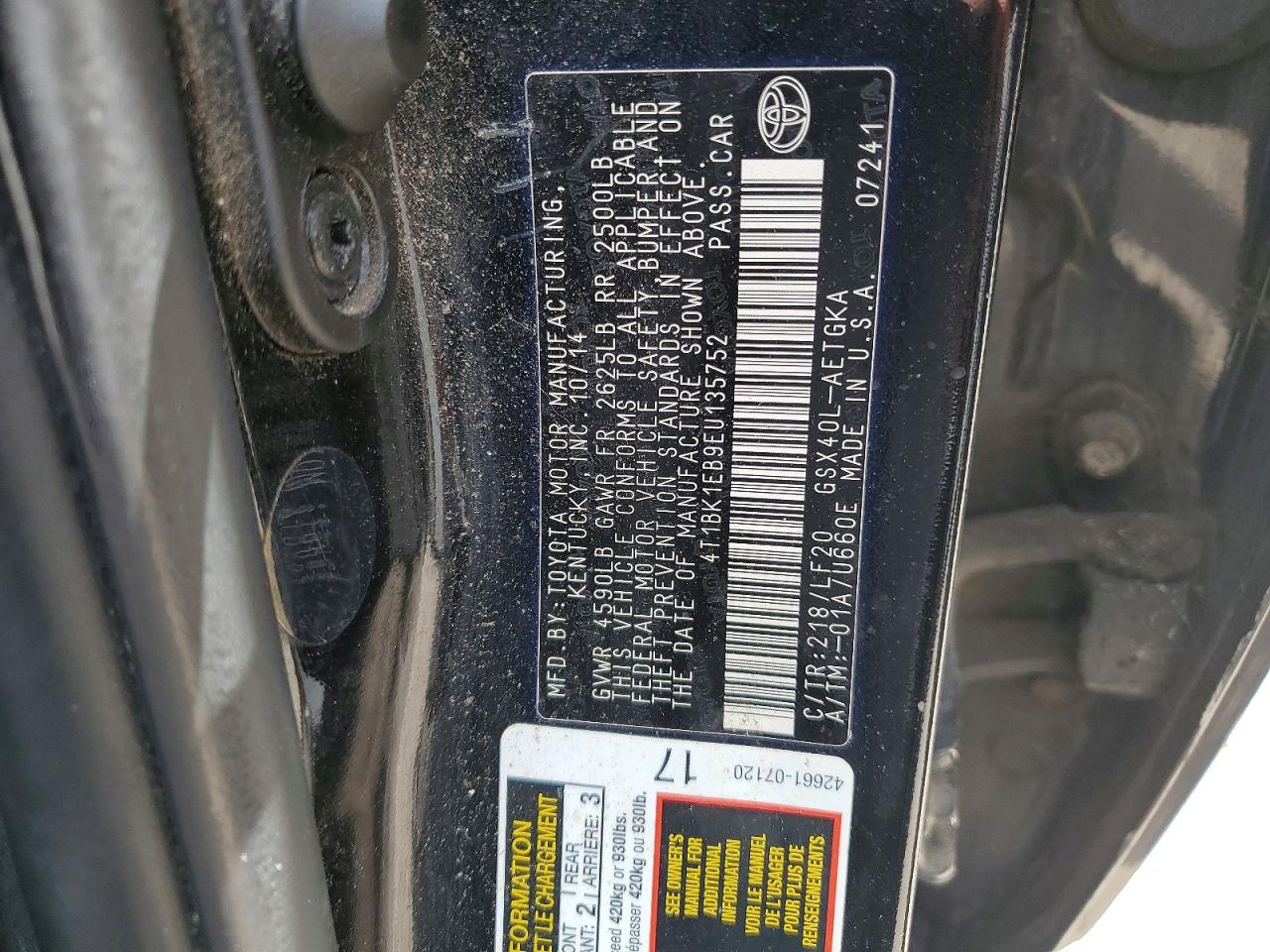 Toyota Avalon Xle Premium