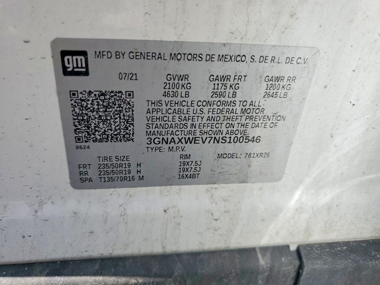 Chevrolet Equinox Rs