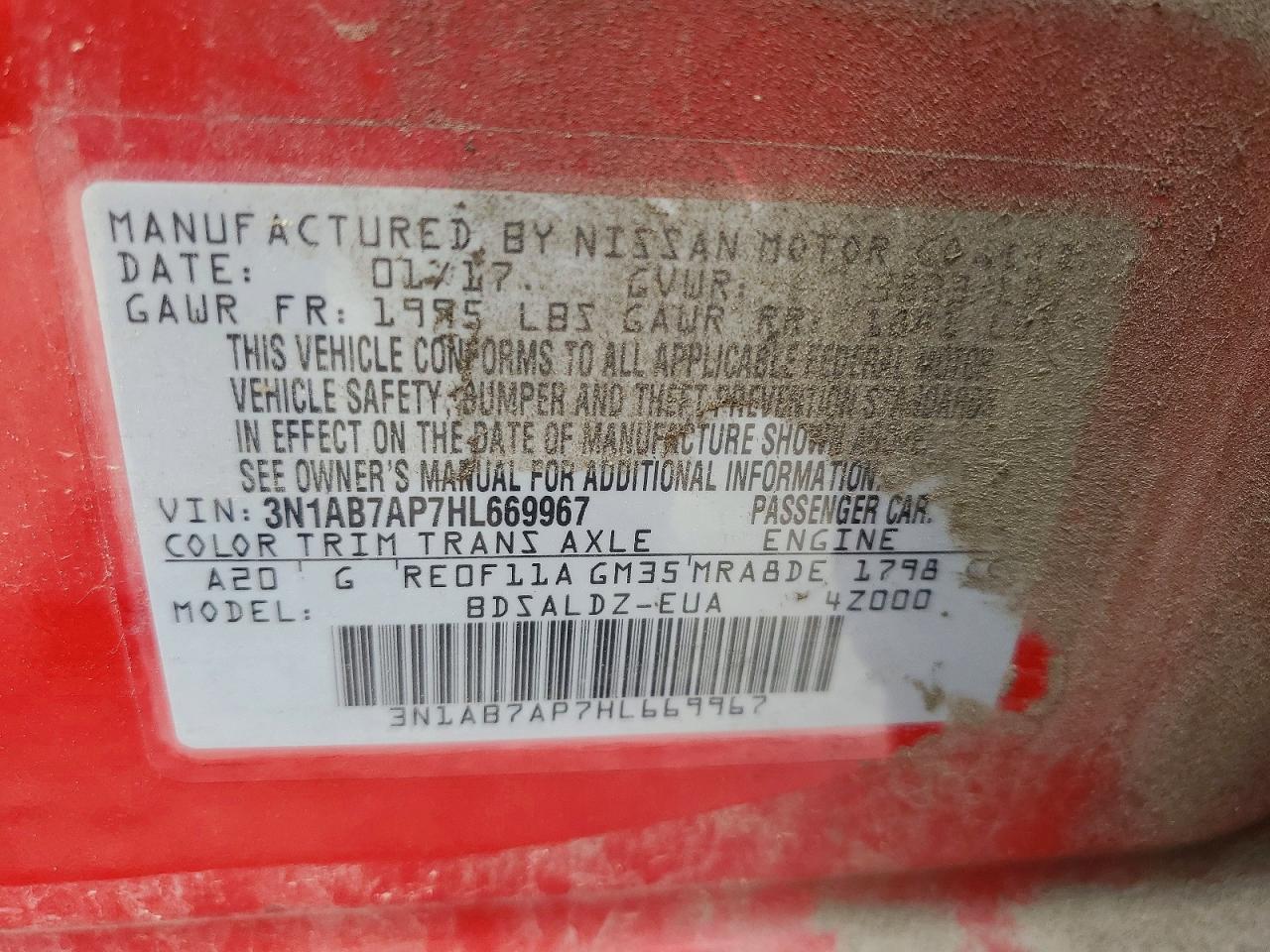 Nissan Sentra Sv