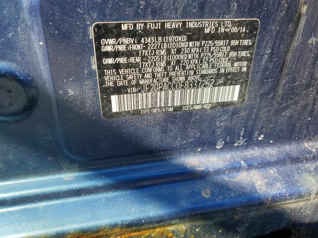Subaru Xv 2.0 Premium