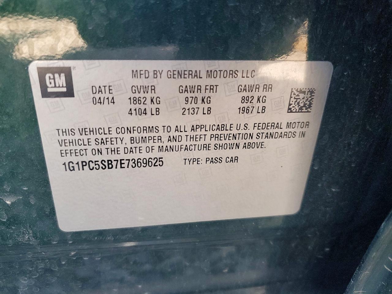 Chevrolet Cruze Lt