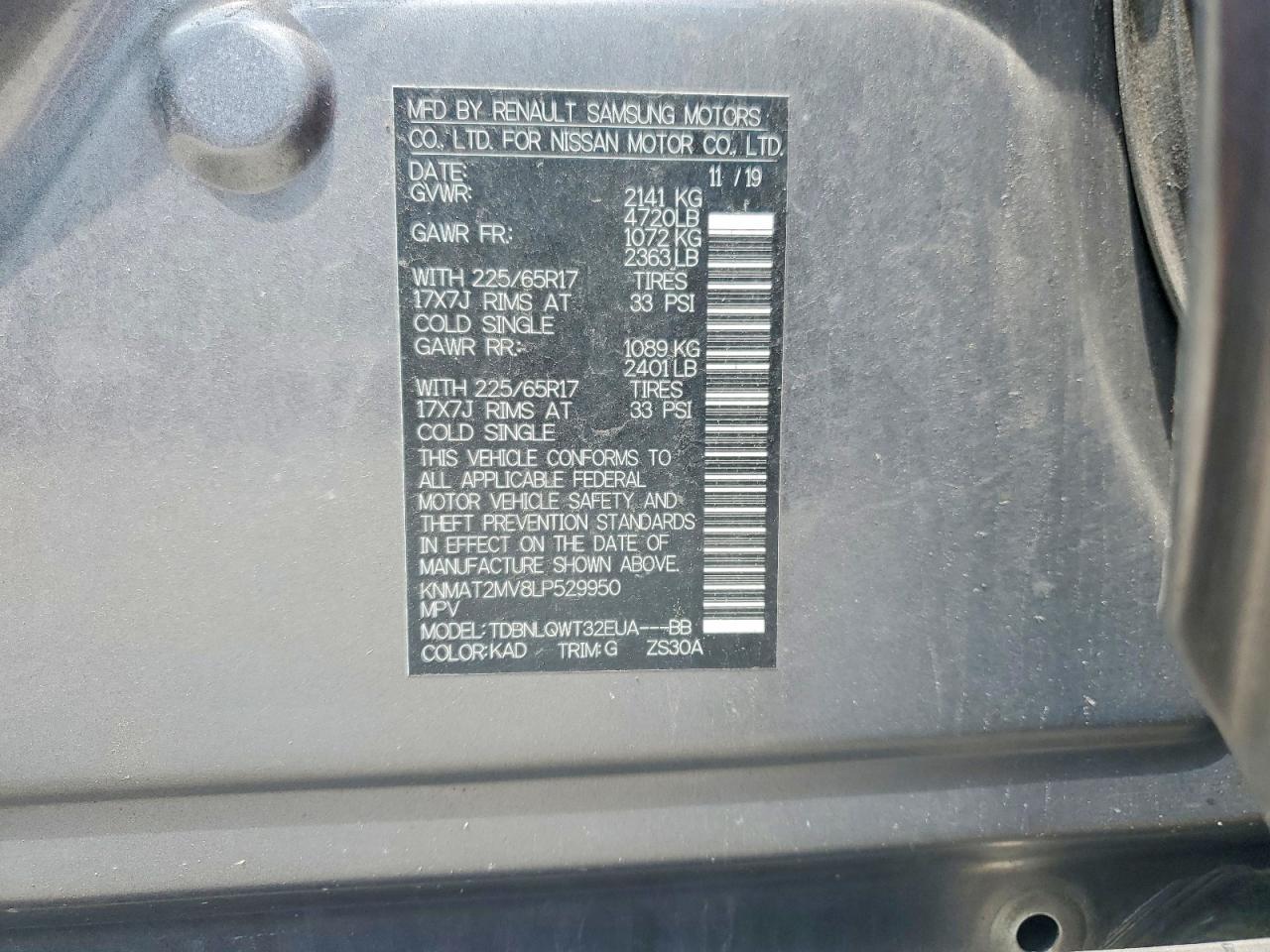 Nissan Rogue Sv