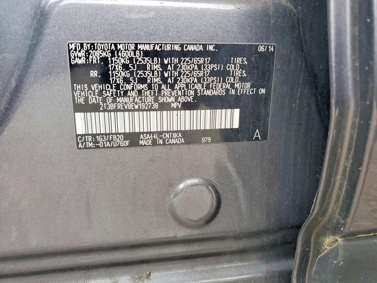 Toyota RAV4 Le